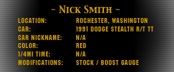 Nick Smith - Rochester, WA
